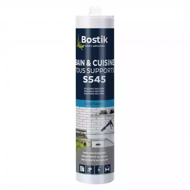 Mastic silicone SIL85 translucide Cartouche de 280 ML joints d'étanchéité