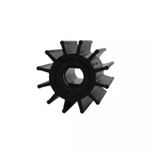 Turbine néoprene 270 SP 2FL GM Detroit Diesel 25mm axe méplat double 12 pâles diamètre 95mm