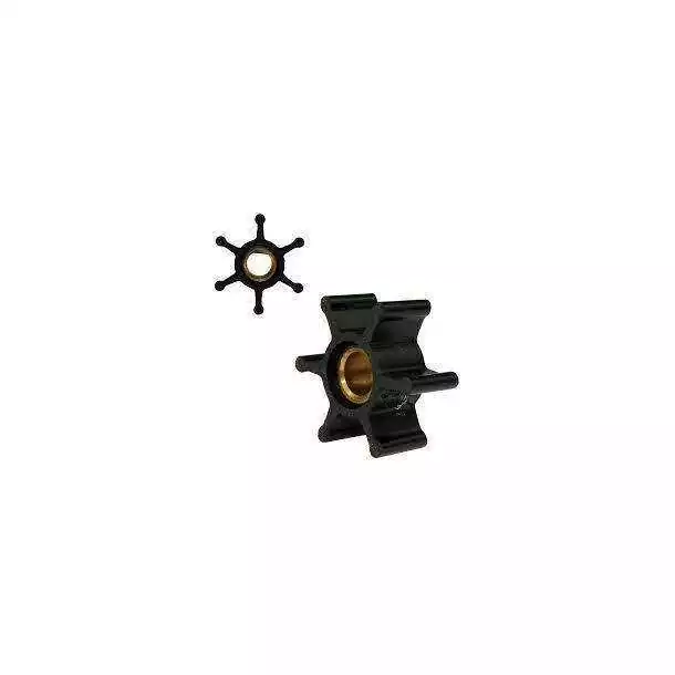 Turbine Néoprène 8mm axe méplat 6 pales diamètre 32mm Origine 128176-42071 Turbine Néoprène 8mm axe méplat 6 pales diamètre 32mm Origine 128176-42071