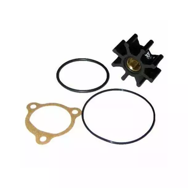 Turbine Nitrile 005 MP 1FL diamètre axe 8mm méplat 6 pales diamètre 32mm