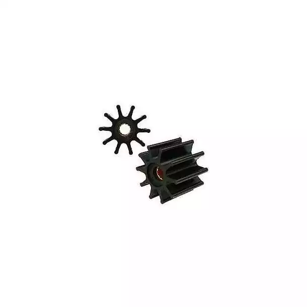 Turbine 370 MP Néoprène SPL 29870 25,4mm axe à canelures 9 pales diamètre 118mm