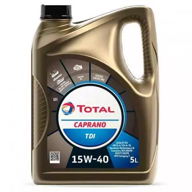 Huile moteur 4 temps Caprano 15W40 Essence - Diesel 5L