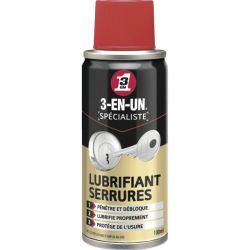 3-EN-1 LUBRIFIANT Serrures CADENAS 100ML