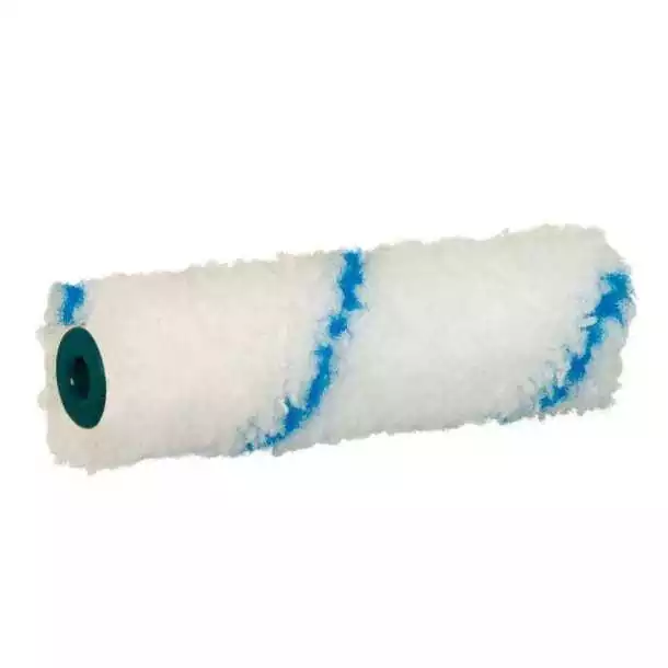 2 Rouleaux antigoutte 110/6 Longue durée Rayé Bleu Enclipsable