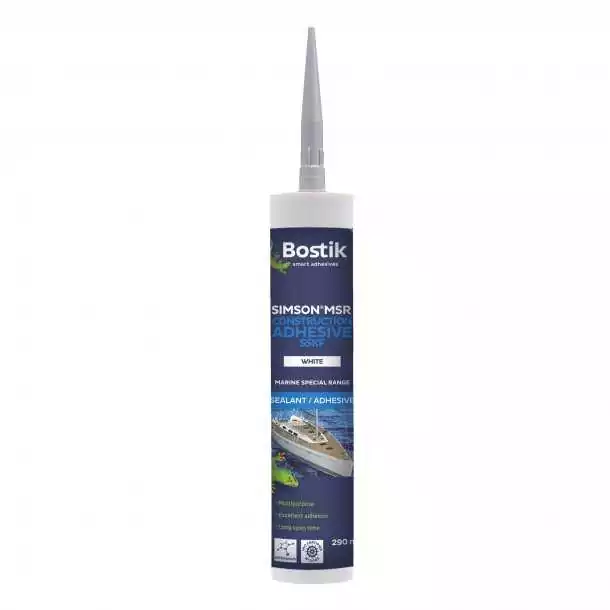 Simson MSR CA SSKF blanc 290 ml Collage étanchéité adhérence et élasticité