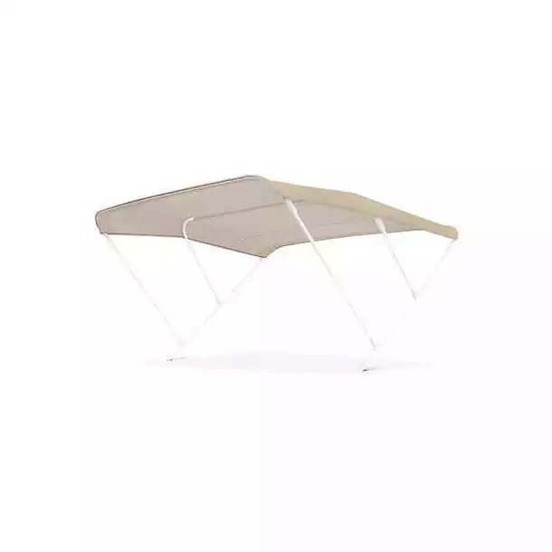 Bimini 3 arceaux Beige Hauteur 140 cm Longueur 175 cm Largeur 170 cm