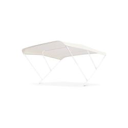 Bimini 3 arceaux Blanc Hauteur 110 cm Longueur 175 cm Largeur 170 cm