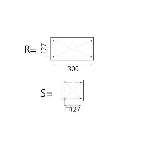 Pied de siege fixe pivotant hauteur 38 cm