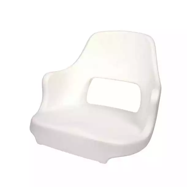 Siège Captain Blanc Largeur 510mmProfondeur 500mmHauteur 420mm