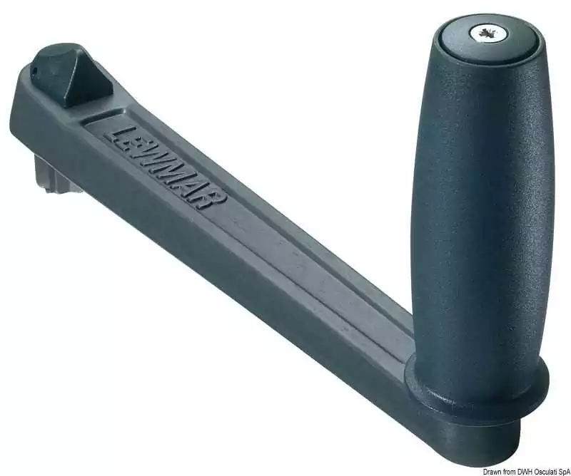 Manivelle de Winch sur roulement LEWMAR aluminium 25cm