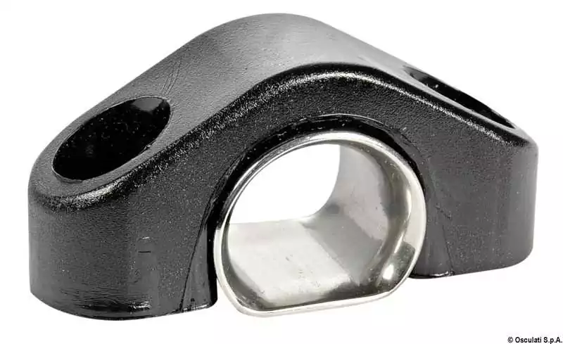 Filoir en nylon noir pour dériveurs renfort inox Trou de 6mm