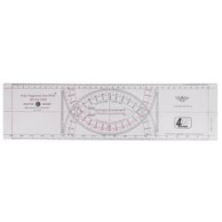 Règle de navigation bicolore TYPE CRAS dimensions 380x110mm
