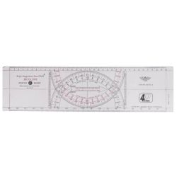 Règle de navigation bicolore TYPE CRAS dimensions 380x110mm