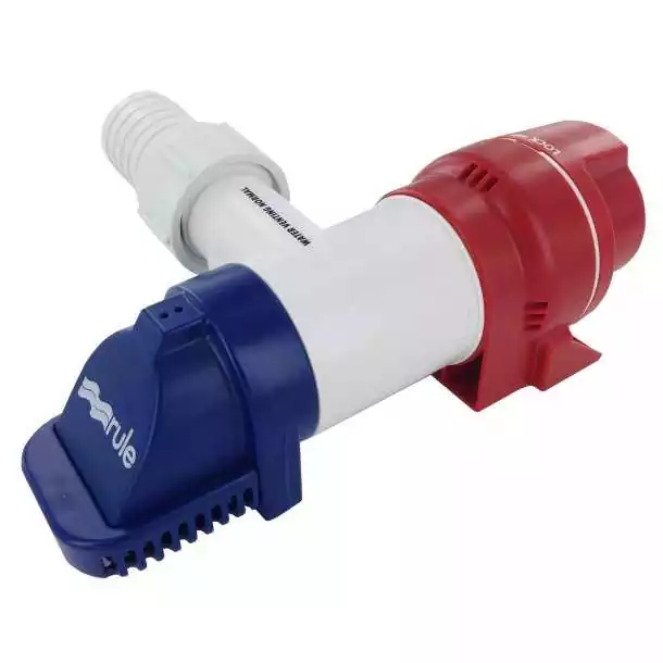 Pompe de cale LoPro 900D manuelle 3420 L/h sortie orientable