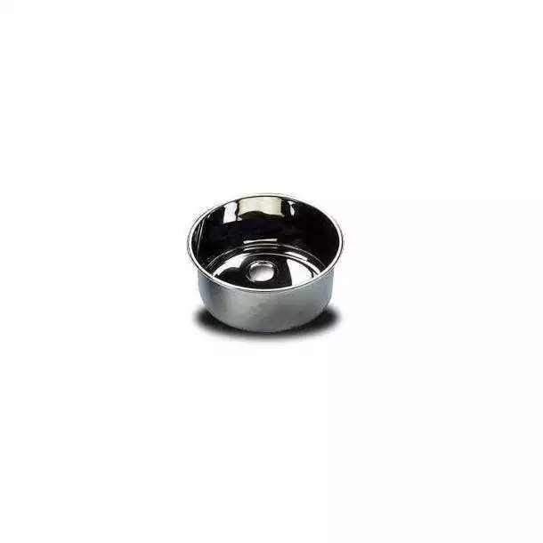 Évier rond inox poli diamètre 36cm évacuation sur côté Évier livré sans bonde