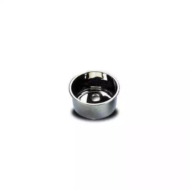 Evier inox poli hémisphérique diamètre 26 X 12cm