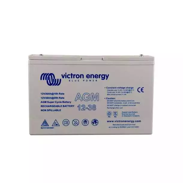 Batterie AGM Deep cycle 12V 38Ah sans entretient