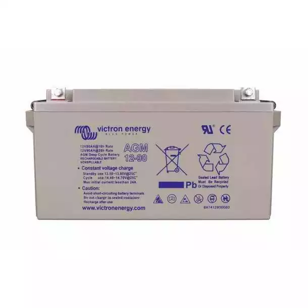 Batterie AGM Deep cycle 12V 90Ah sans entretient