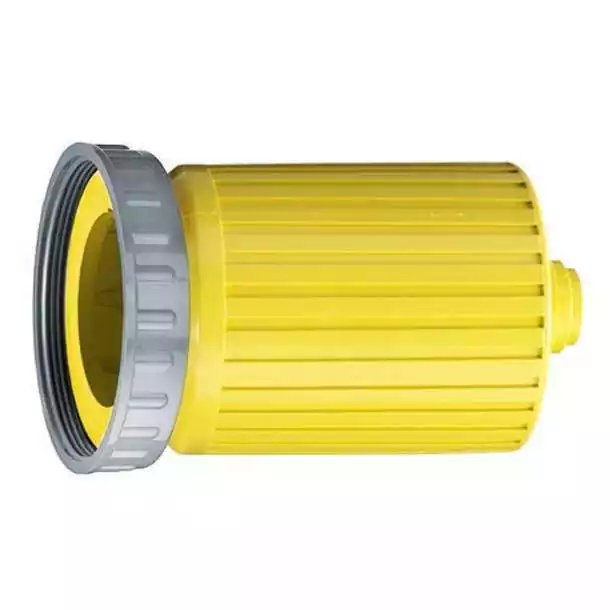 Capuchon jaune pour prises HBL26 Avec collerette Pour 427014
