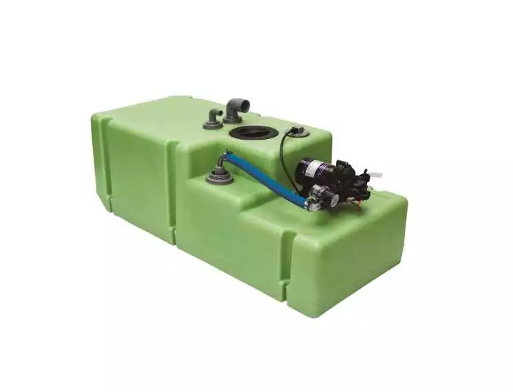 Systeme COMFORT complet 12V réservoir à eau potable 42 l avec pompe 13,5 l/min