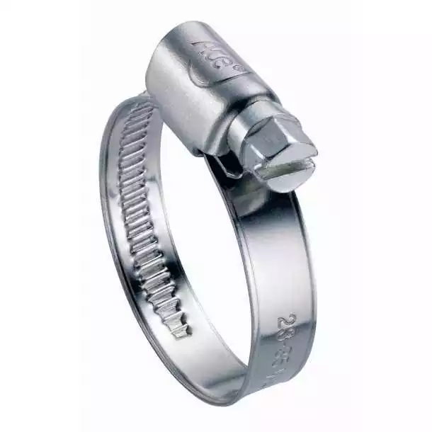 Boite de 2 colliers inox à bandes pleines 20-32 mm Largeur 9 mm