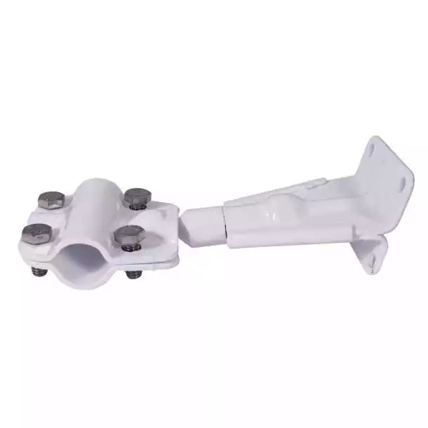 Support rotule lisse blanc rotule en acier peint blanc hauteur 13 cm