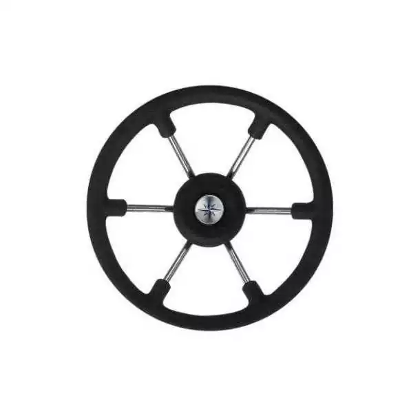 Volants inox gainage noir diamètre 360 mm
