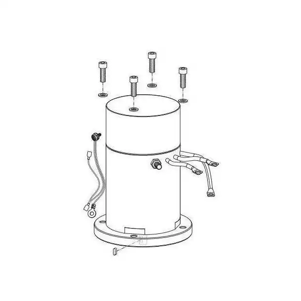 Moteur 3.0 kW 12V avec protection thermique pour BTQ 185-55
