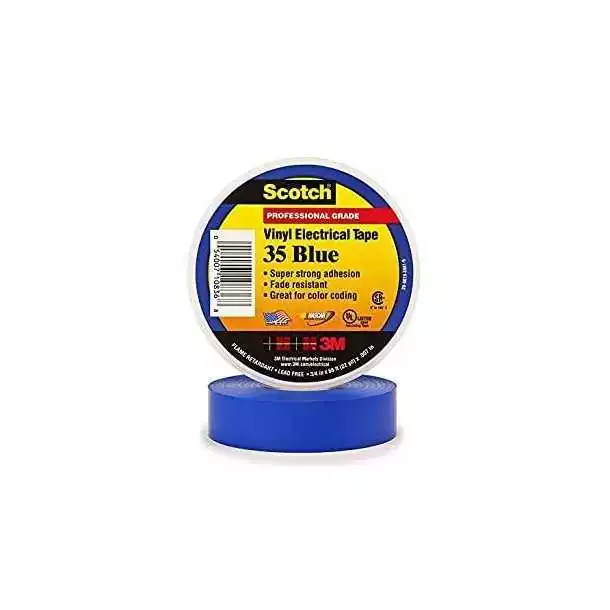 SCOTCH 3M TYPE 35 BLEU 19MMX20M