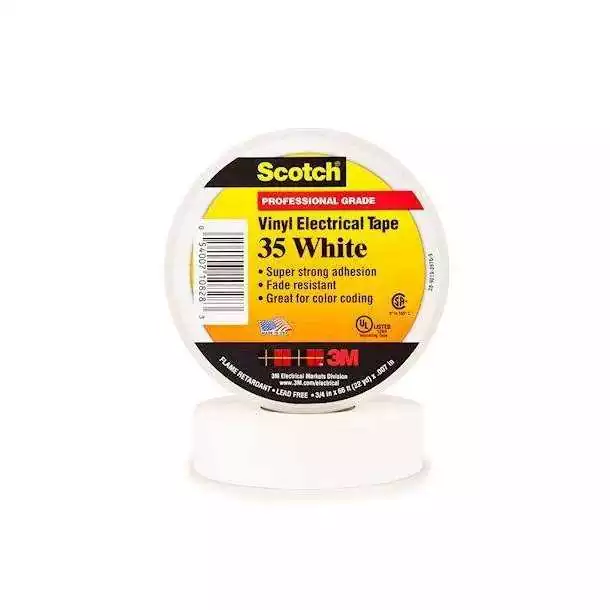 SCOTCH 3M TYPE 35 BLANC 19MMX20M