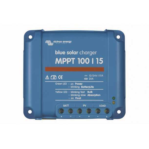 Régulateur BlueSolar MPPT 100/15 Contrôleurs de charge solaire 12/24V 15A