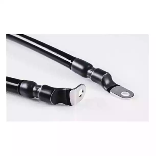 GAINE 1.6/0.8MM NOIRE Longueur 1m vendu par 25