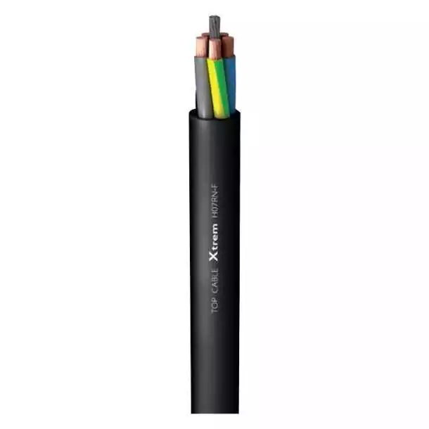 Câble électrique Xtrem H07RN-F 5G 25mm² noir vendu par 50m