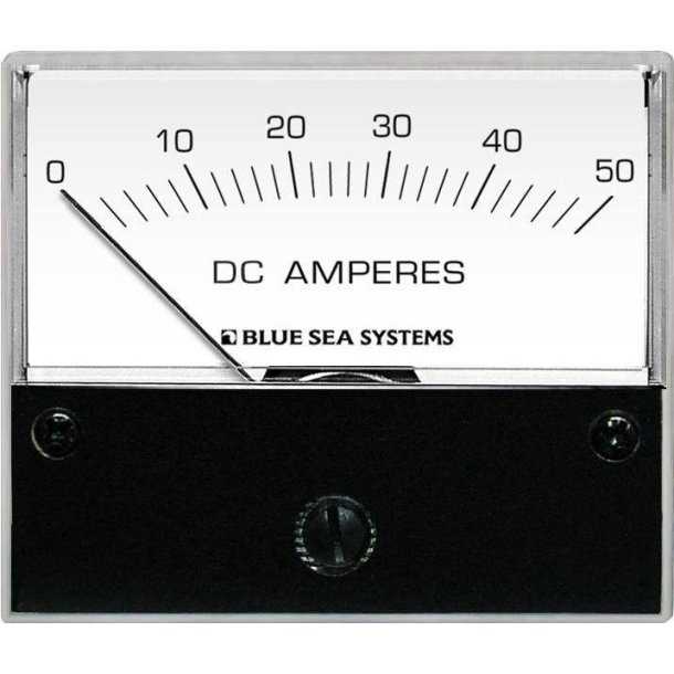 Ampèremètre DC 0-50A avec shunt