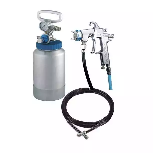 Reservoir sous pression 2L PC18D avec pistolet WS200 chapeau FT02/buse de 0.8mm tuyau 2M air et produit