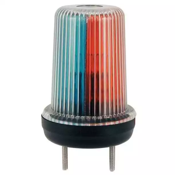 Feu de navigation 86mm noir tricolore étanche avec 2 vis Feu de navigation 86mm noir tricolore étanche avec 2 vis