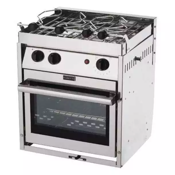 Force 10 gaz 2 feux Four Grill sur cardan Europe Compact
