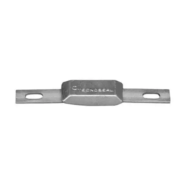 Anode zinc à boulonner Entraxe 75mm Largeur 34mm Hauteur 16mm