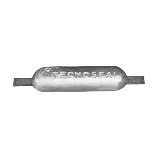 Anode zinc à souder 295x90x40mm 5,6kg