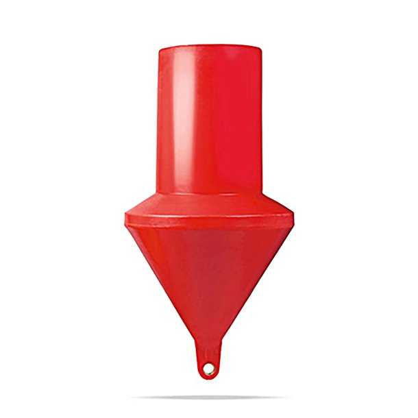 Bouée cylindrique diamètre 400mm oeil 38mmBouée cylindrique Rouge diamètre 400mm oeil 38mm