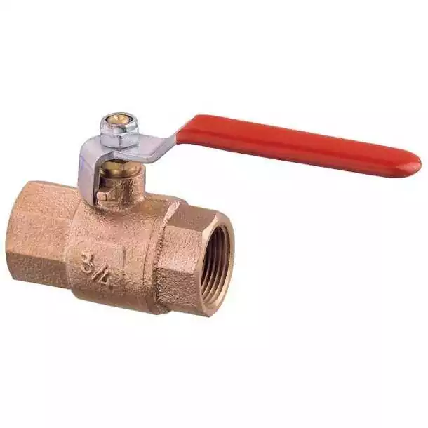 Vanne à sphere bille 1''1/4 PN32 bronze femelle/femelle diamètre 32mm