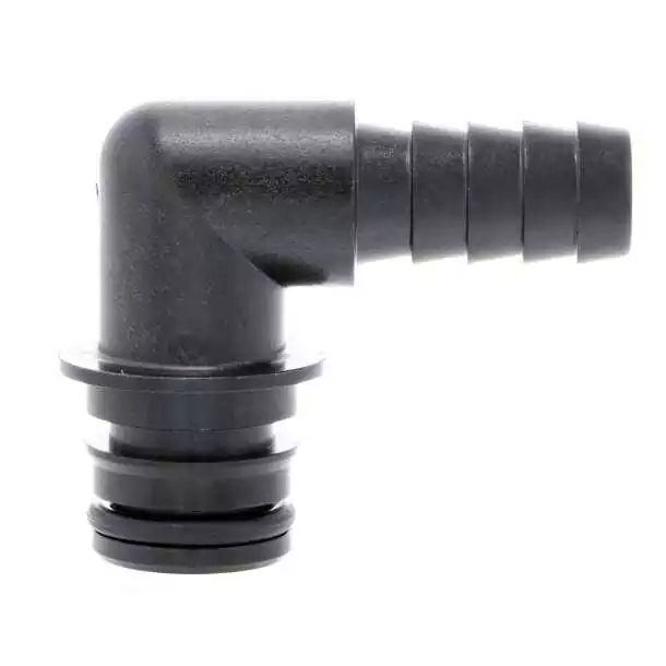 Raccords coudés cannelés 90° pour groupe d'eau x2
