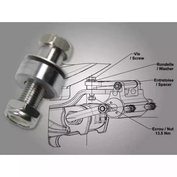 Kit fixation EX125/175/225 Honda