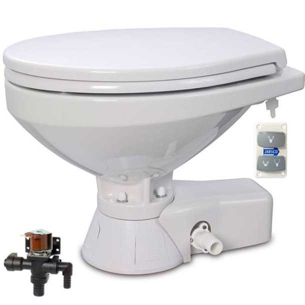 WC électrique Quiet Flush regular 12V + électrovanne + soft Close