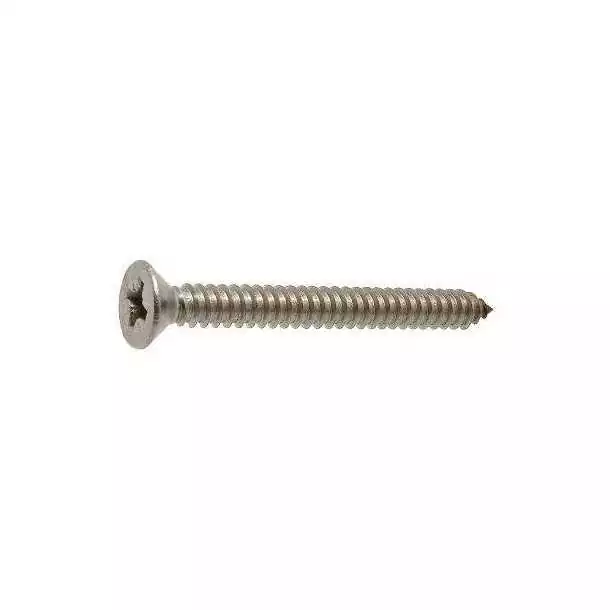 Vis à tôle à tête fraisée cruciforme Inox A4 diamètre 4,8 x Longueur 16mm