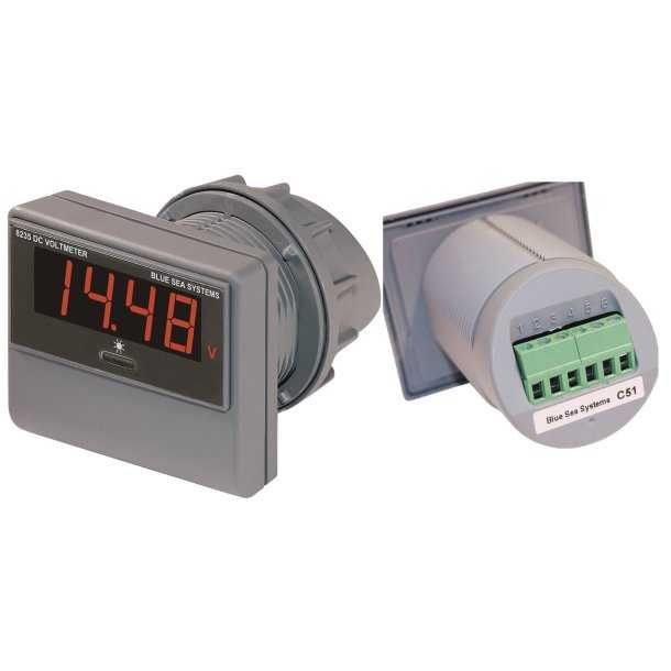 Voltmètre digital DC de 0 à 60V DC