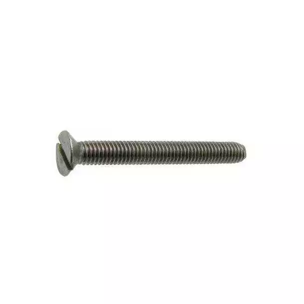 Vis métaux tête fraisée fendue diamètre 6mm Longueur 50mm