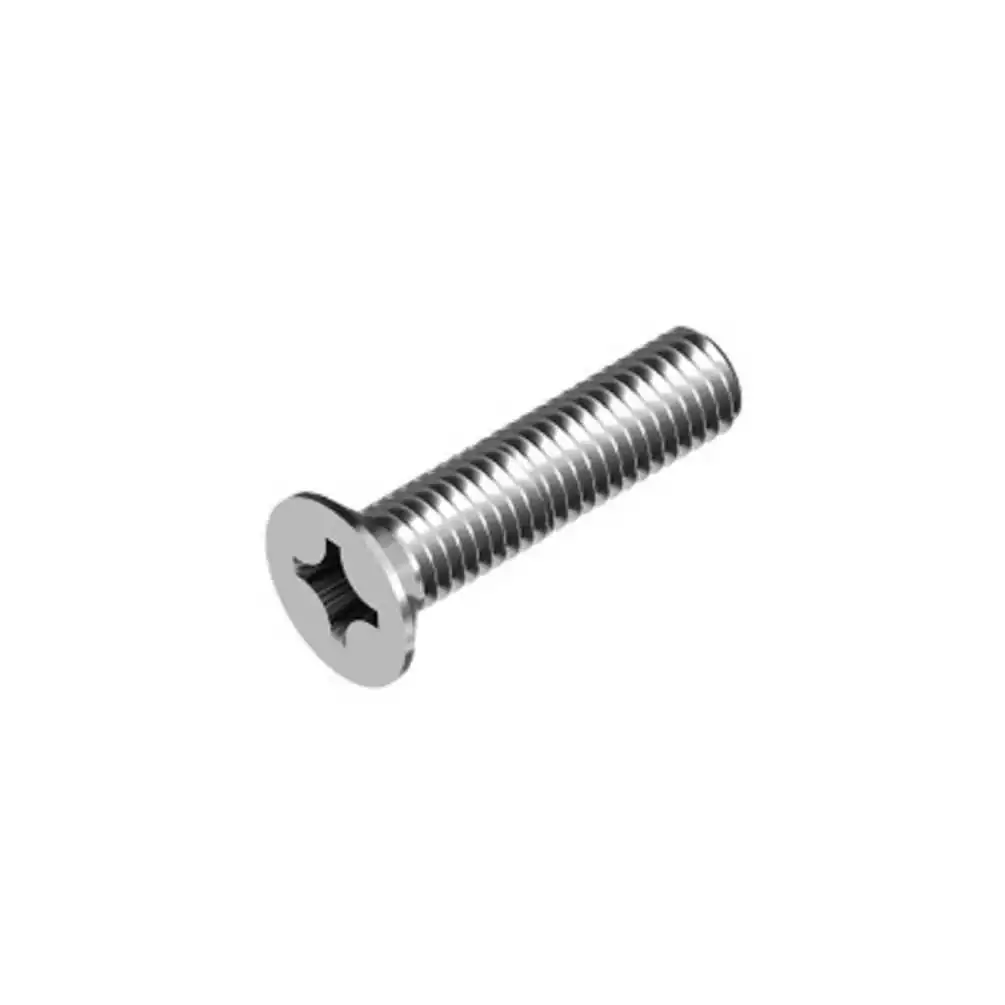 Vis métaux tête fraisée cruciforme filetée diamètre 5mm Longueur 50mm