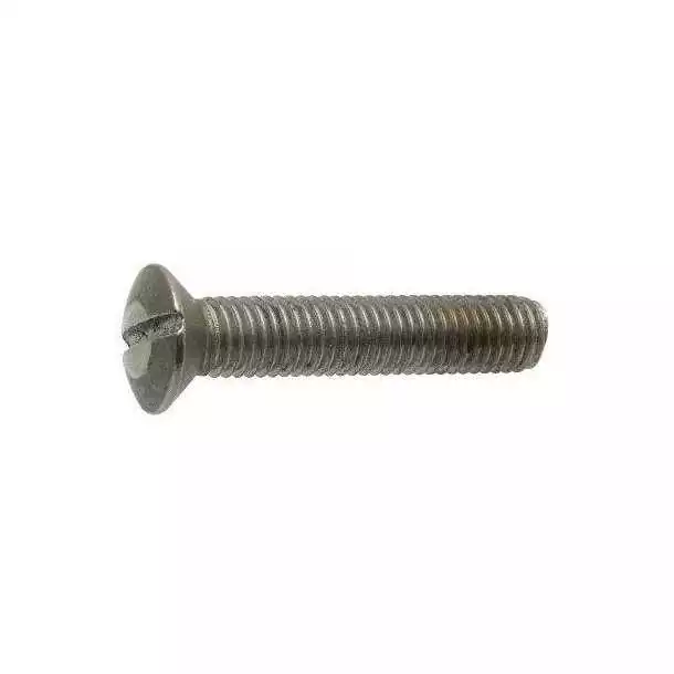 Vis métaux tête fraisée bombée diamètre 6mm Longueur 80mm