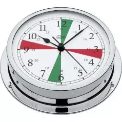 Montre avec zone silence chrome diamètre 130mm